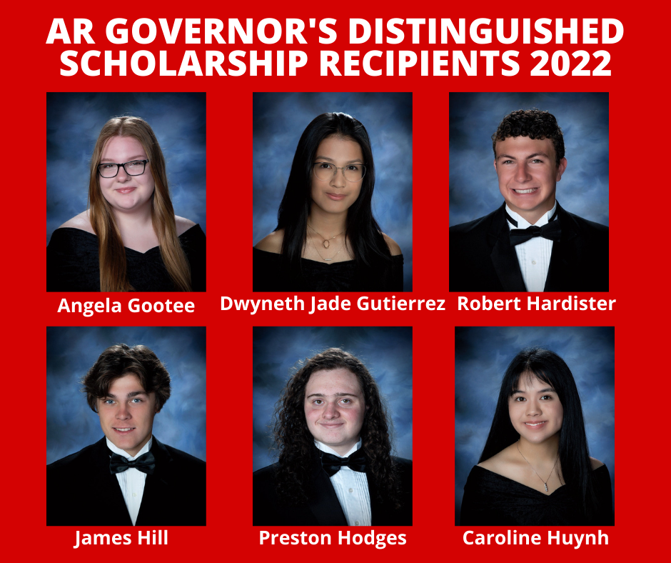 Governor's Distinguished Scholarship Recipients